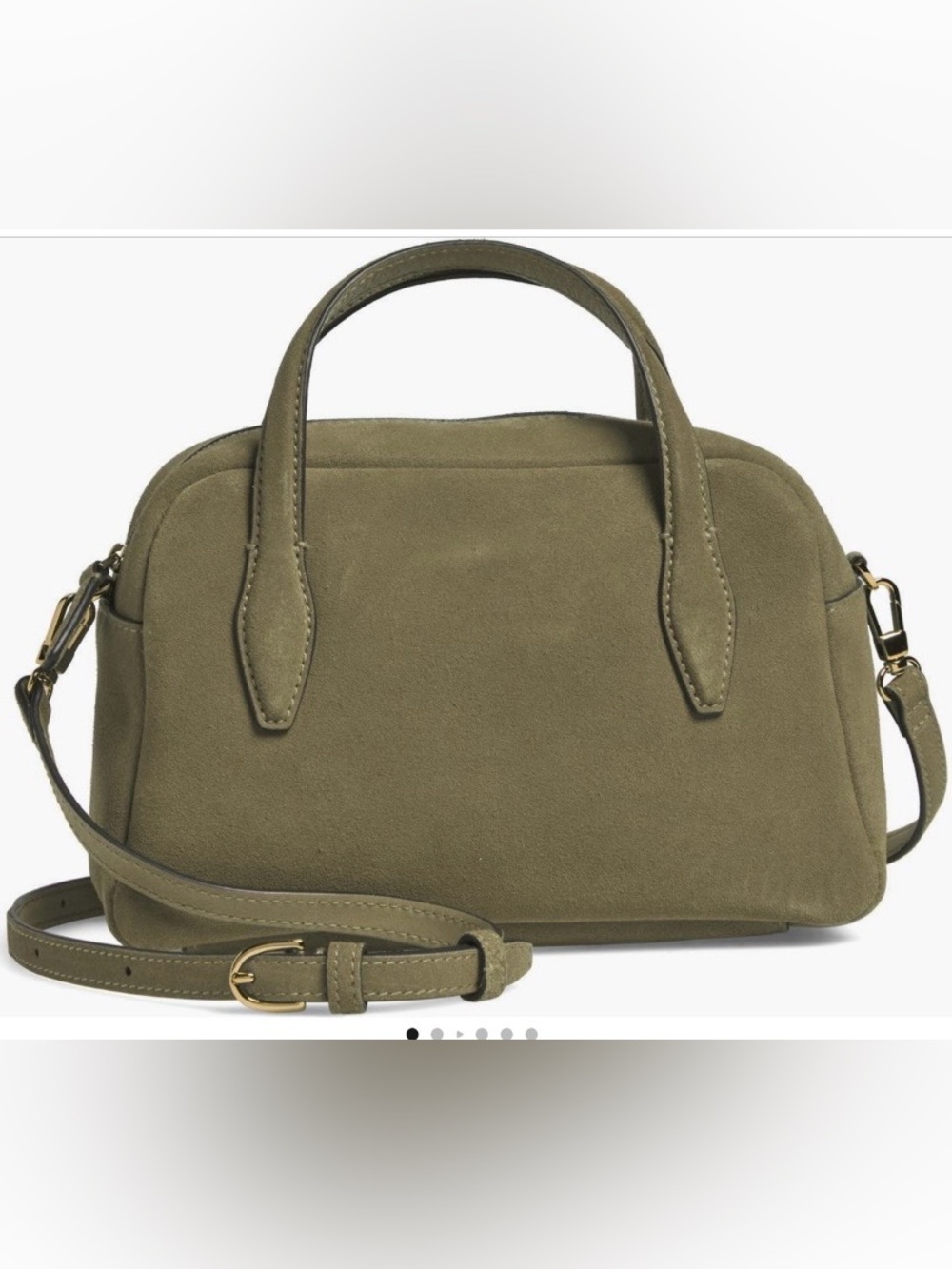 MADEWELL Medium Crossbody Bag in Suede